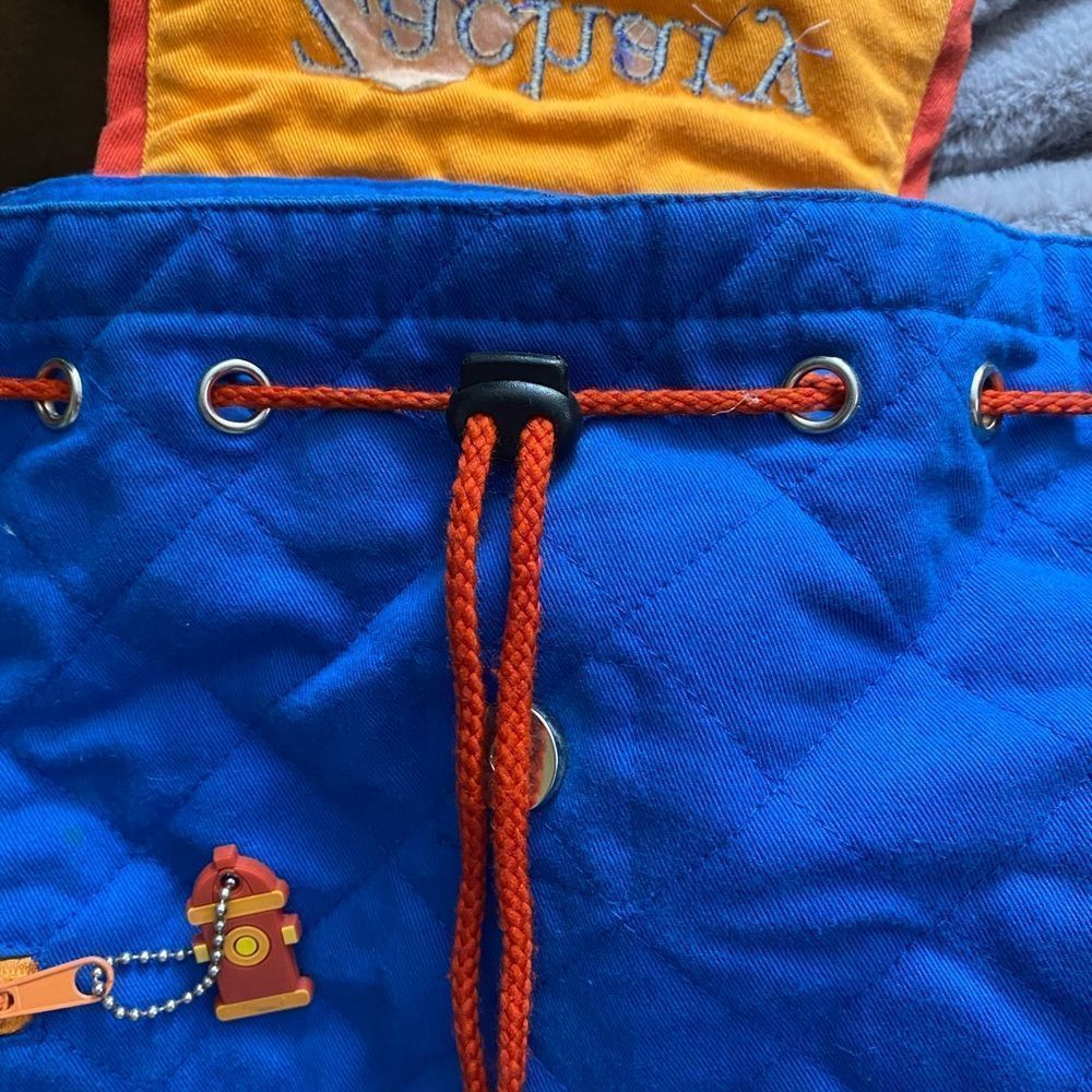 STEPHEN Joseph Firetruck Drawstring Backpack - Picture 4 of 6